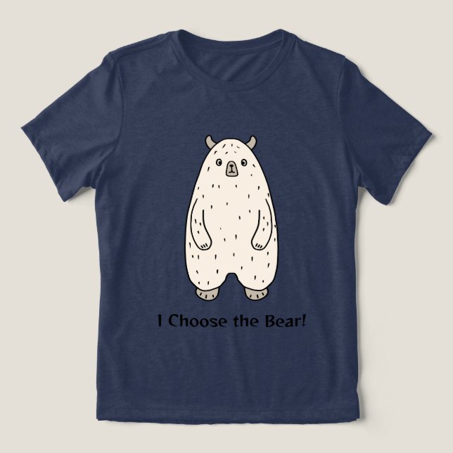 Bear Graphic Tee for Women (Design Framsida)