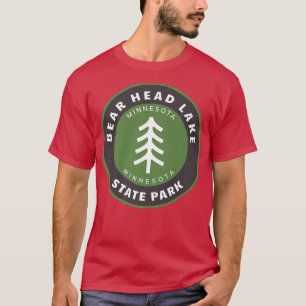 Bear Head Sjö State Park Minnesota MN Forest Träd T Shirt