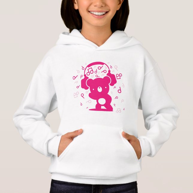 Bear_Headphones T Shirt (Framsida)