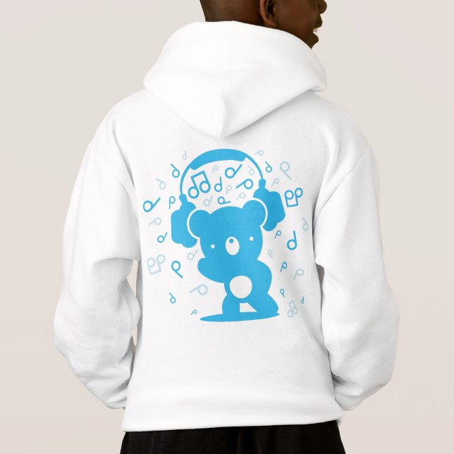 Bear_Headphones T Shirt (Baksida)