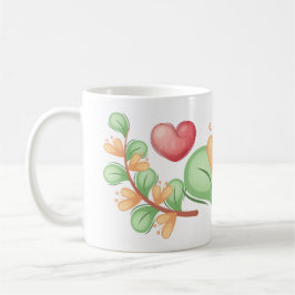 Bear Heart Collection - White Kaffemugg