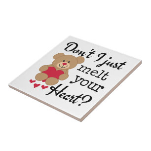 Bear Heart Melt Kakelplatta