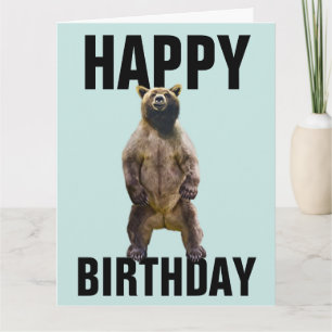 BEAR HUG BIRTHDAY OVERSIZED CARD KORT