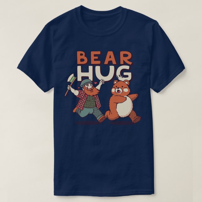 Bear Hug Cuteness Attack av Tobe Fonseca T Shirt (Design framsida)