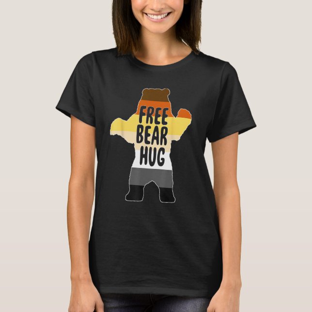Bear Hug Gay pride Shirt För manar HBT T (Framsida)