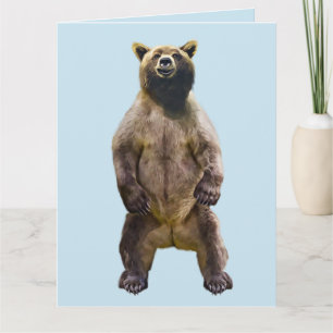 BEAR HUG GRIZZLY ANYTIME KÄRLEK CARDS KORT