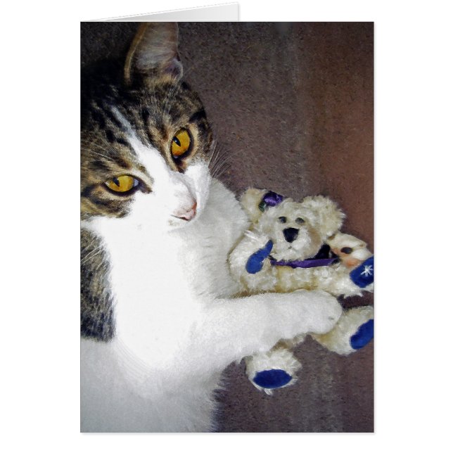 Bear Hug Hälsningskort (Framsidan)