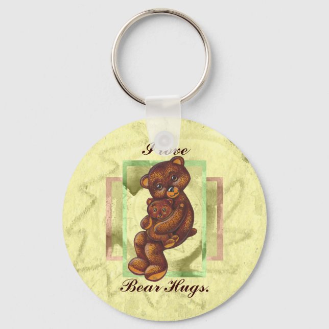 Bear Hug-nyckelkedja Nyckelring (Framsida)