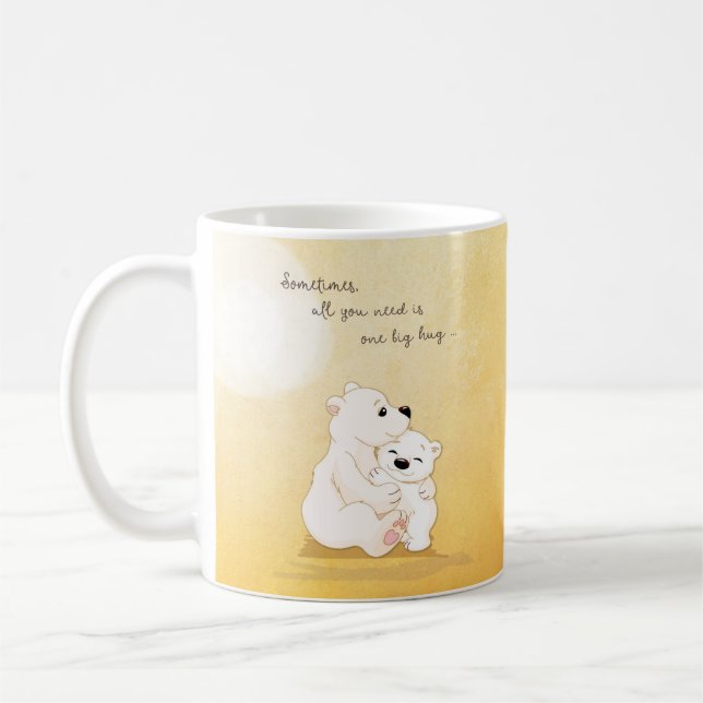 Bear Hugs åt dig Kaffemugg (Vänster)
