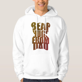 "Bear Hugs from Pappa" Nalle Shaped Typography Hoodie