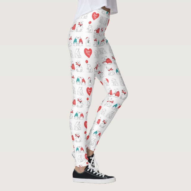 Bear Hugs Polar Bears Leggings (Höger)