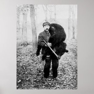 Bear Hunter 1909 Poster