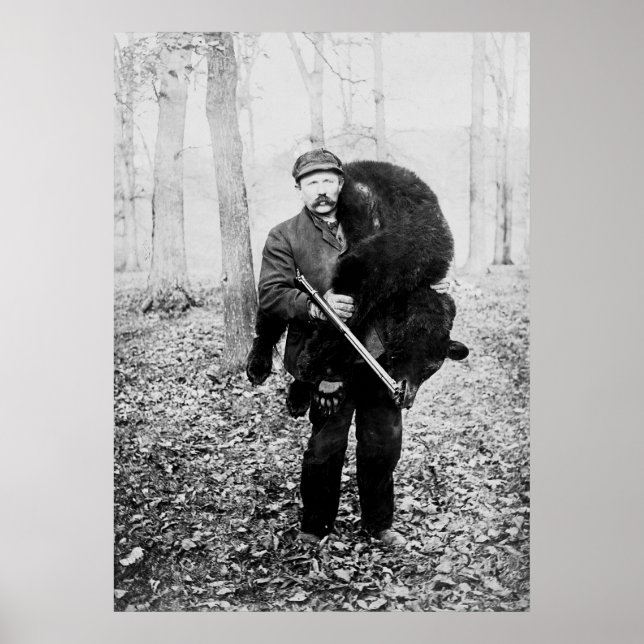 Bear Hunter 1909 Poster (Framsidan)