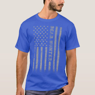 Bear Hunter American Flagga Premium T Shirt