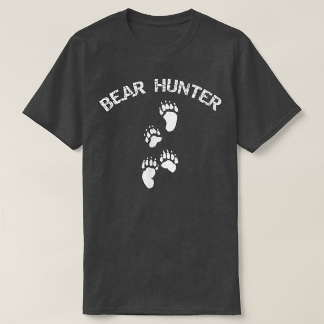 Bear Hunter Bear Hunting T Shirt (Design framsida)