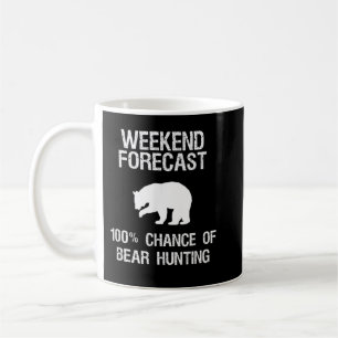 Bear Hunting Gift - prognos för den berömda Hunter Kaffemugg