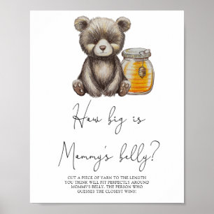 Bear - Hur stort är mamma Bebelly-spelet? Poster