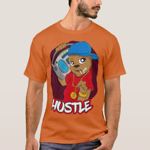 Bear Hustle Hip hop Money Rap DJ Entrepreneur T Shirt