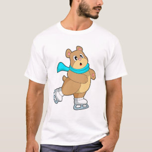 Bear Ice-skridskor T Shirt