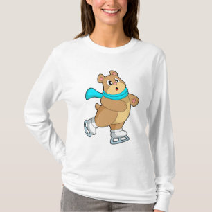 Bear Ice-skridskor T Shirt
