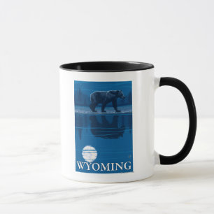 Bear in Moonlight - Wyoming Mugg