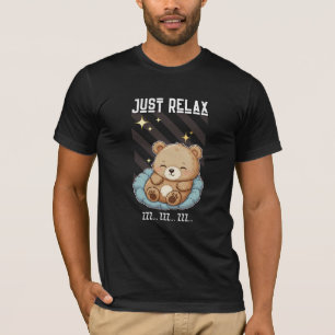 Bear Just Relaxing by sov T Shirt