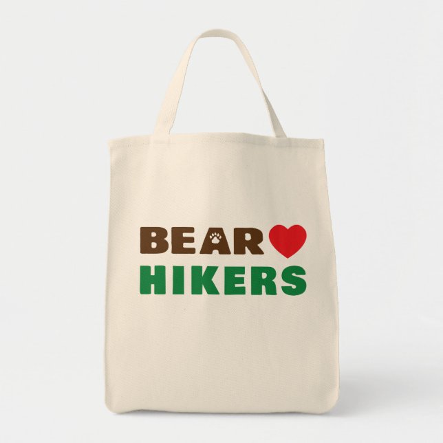 Bear kärlek hiker tygkasse (Framsidan)