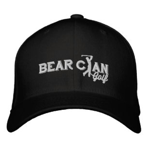 BEAR KLAN GOLF TEAM HAT BRODERAD KEPS