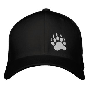 Bear Klo Broderad Keps