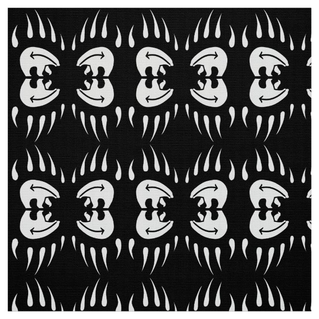 Bear Klo Fabric Tribal Bear Art Fabric Tyg (Provkarta)