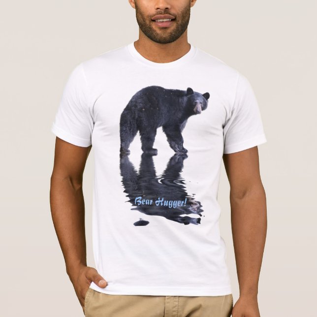 Bear Kramare Black Bear Roligt Wildlife T-Shirt (Framsida)