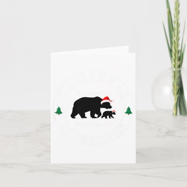 Bear Lair New Hampshire Christmas  Kort (Framsida)