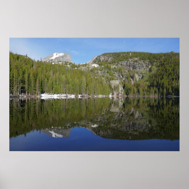 Bear Lake-reflektion I Poster (Framsidan)