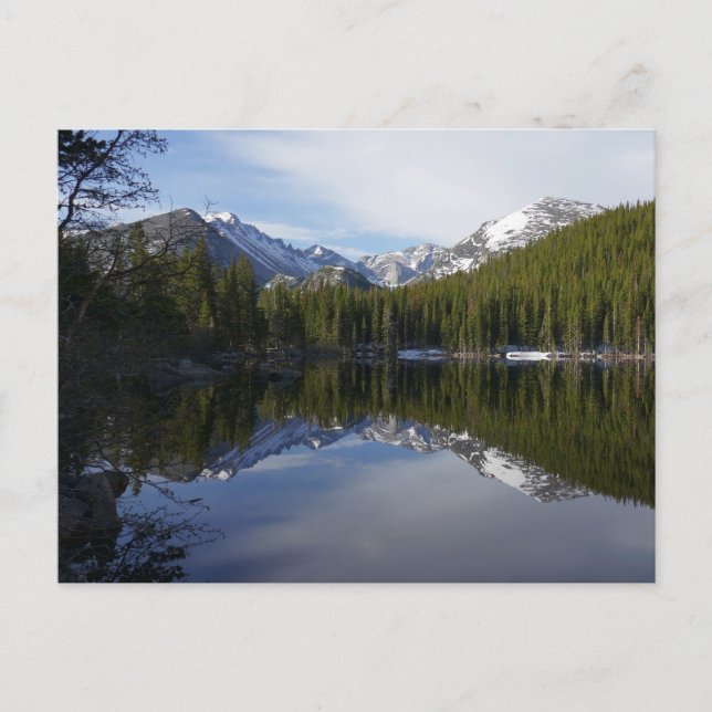 Bear Lake-reflektion II Vykort (Framsida)
