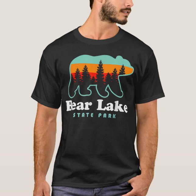 Bear Lake State Park Camping Utah T Shirt (Framsida)