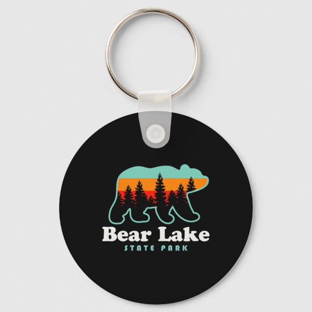 Bear Lake State Park Camping Utah Vandring  Nyckelring (Framsida)