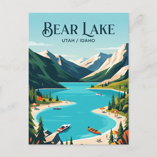 Bear Lake USA Vykort (Framsida)