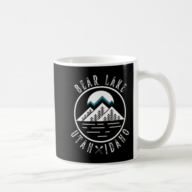 Bear Lake Utah Idaho Camping Boating  Kaffemugg (Höger)