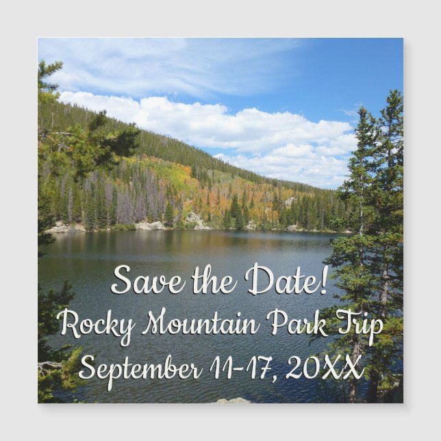 Bear Lake vid Rocky Mountain National Park (Framsida)