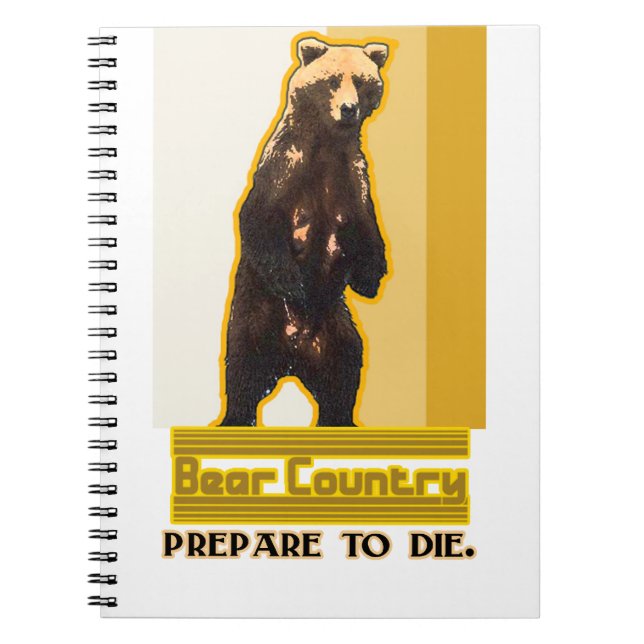 Bear Land Anteckningsbok Med Spiral (Framsidan)