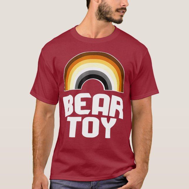 Bear Leksak Rainbow Gay Bear Shirt T Shirt (Framsida)