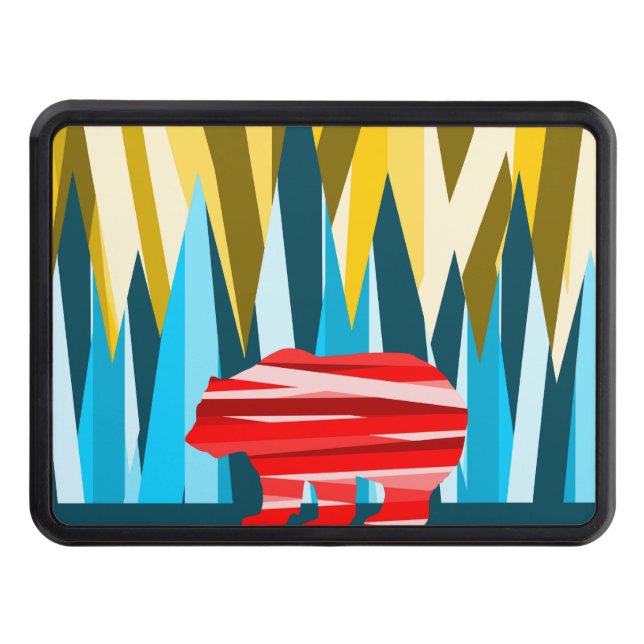 Bear Ligcape Mountain Mönster Dragkroksskydd (Framsidan)