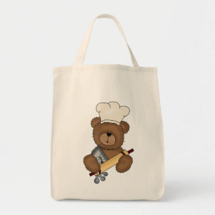 Bear Livsmedel Tote Bag Tygkasse