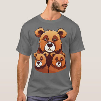 Bear Mamma farbror Pappa förälder 2 T Shirt