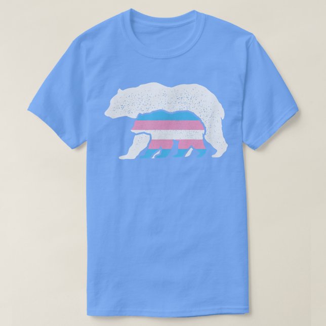 Bear Mamma Transgender Pride Unge LGBT Trans Pride T Shirt (Design framsida)