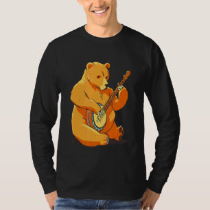 Bear Manar Music Women's Musician Animal T Shirt
