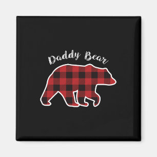 Bear Manar Red Play jul Pajama Family Pappa Gif Magnet