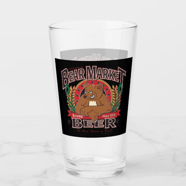 Bear Market Beer Glaskopp (Framsida)