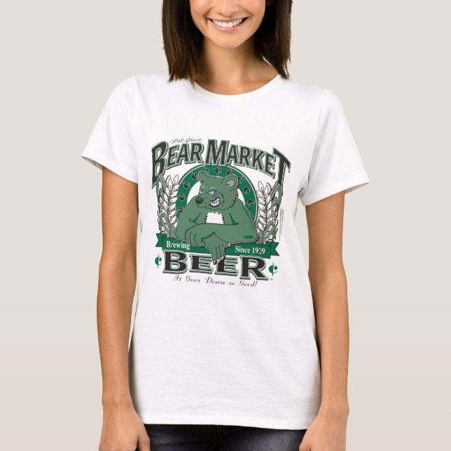 Bear-Market-CNBC-STORGE Tee Shirt (Framsida)