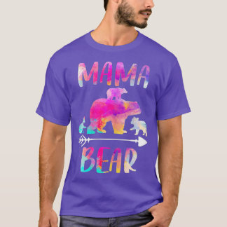 Bear Matching Family Outfit, roligt Mamma Bear Thr T Shirt